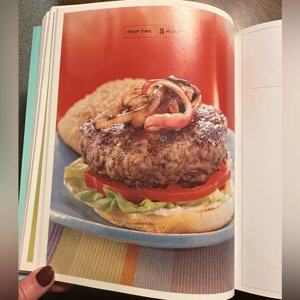 Martha Stewart Great Food Fast Cookbook - Teal and Red Cover